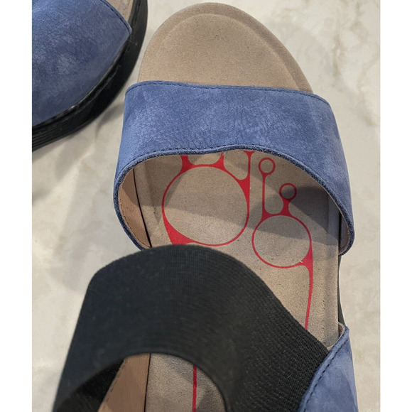 BIONICA Women's Size 10M Suede Leather Platform Sandals Active Comfort - Picture 5 of 12